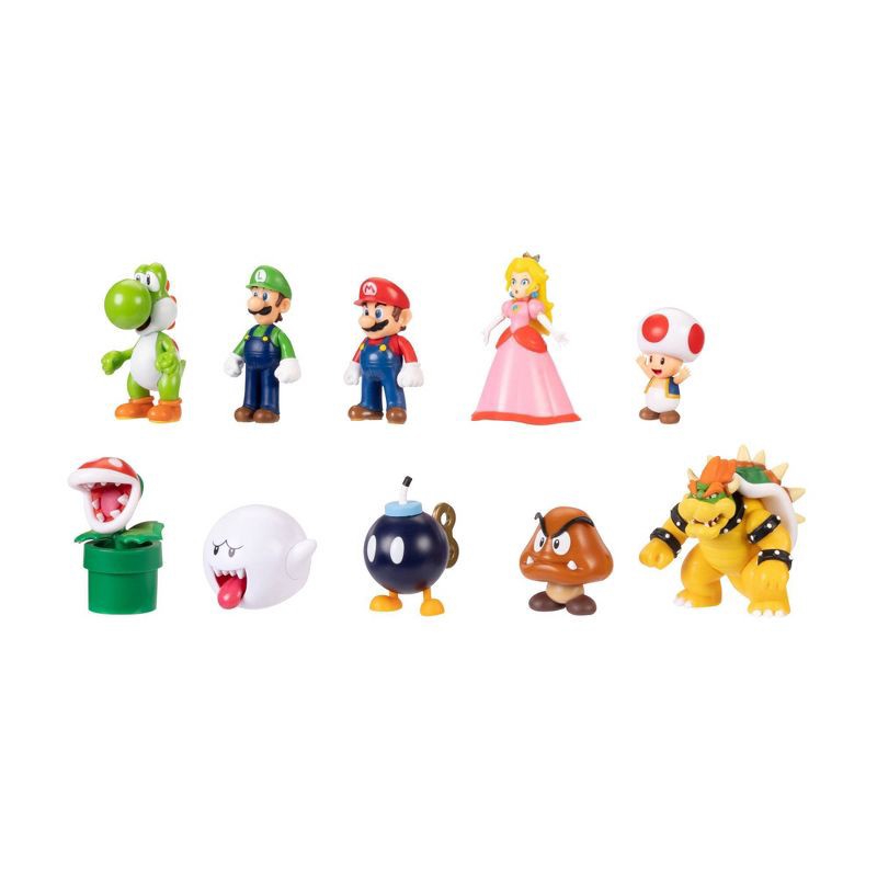 slide 3 of 10, Jakks Pacific Nintendo Super Mario Friends & Foes 2.5" Mini Figures (Target Exclusive) - 10pk, 10 ct