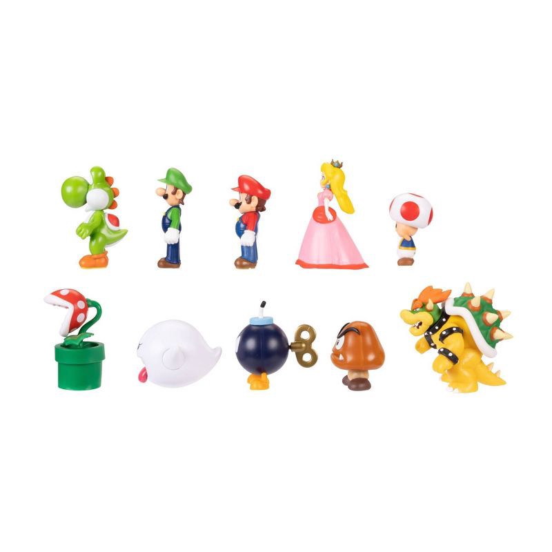 slide 4 of 10, Jakks Pacific Nintendo Super Mario Friends & Foes 2.5" Mini Figures (Target Exclusive) - 10pk, 10 ct