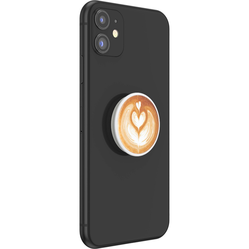 slide 2 of 5, PopSockets PopGrip Cell Phone Grip & Stand - A Latte Love, 1 ct