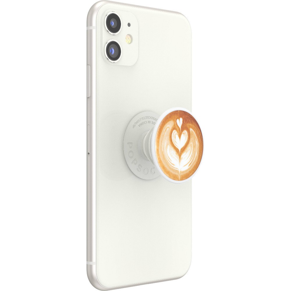 slide 3 of 5, PopSockets PopGrip Cell Phone Grip & Stand - A Latte Love, 1 ct