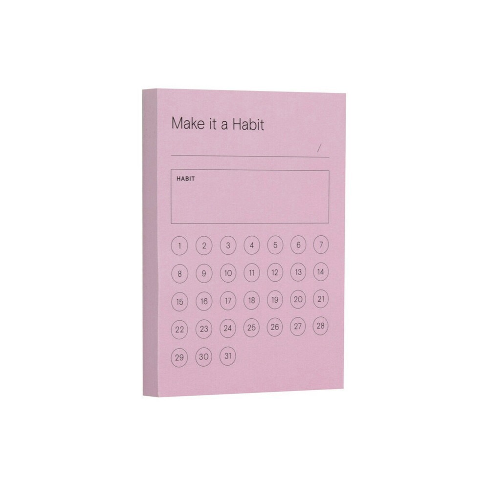 slide 3 of 7, Post-it 3"x4" Notes Habit Tracker, 1 ct