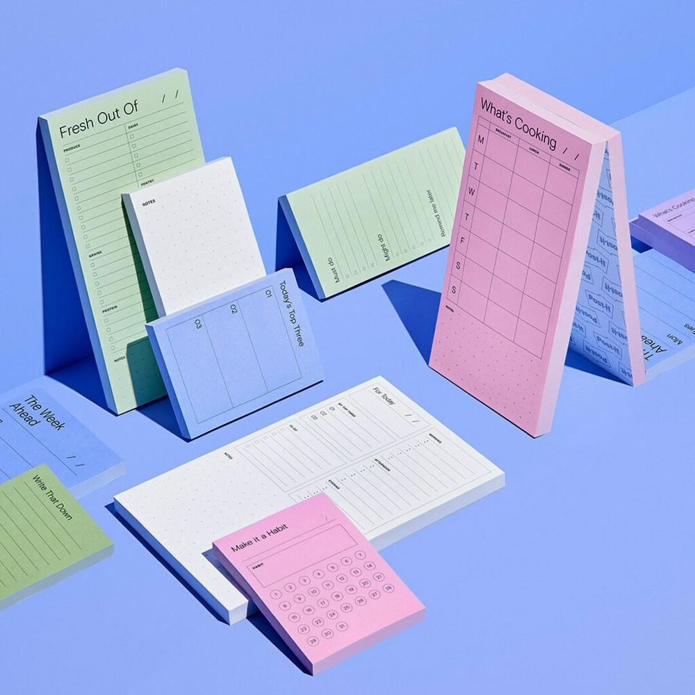 slide 2 of 7, Post-it 3"x4" Notes Habit Tracker, 1 ct