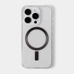 iPhone 14 Pro Case with MagSafe - heyday™ Clear: Plastic Solid Pattern