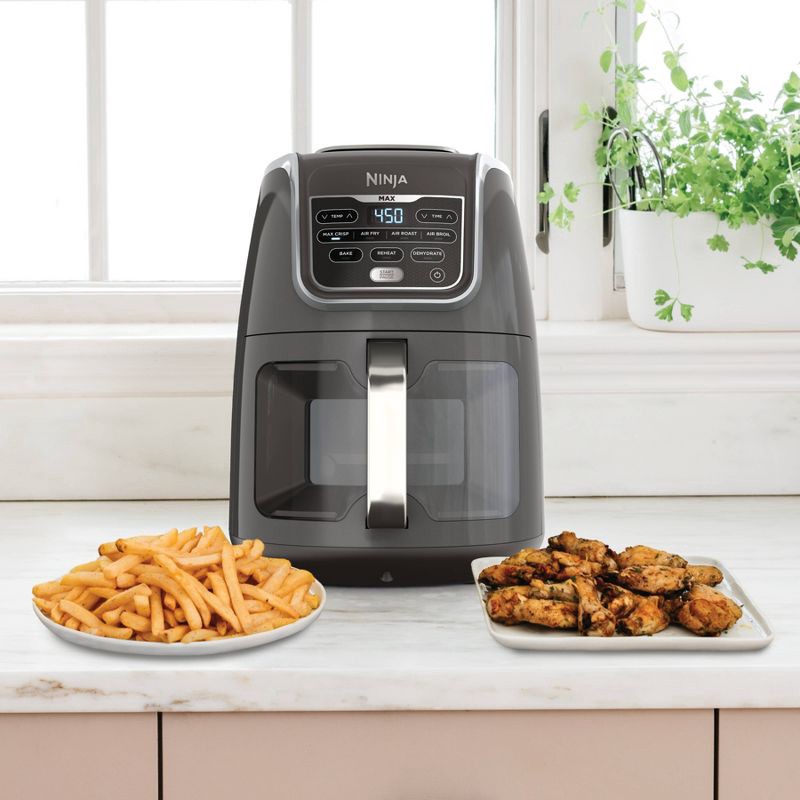 slide 5 of 7, Ninja 5.5qt EzView 7 Function Air Fryer Max XL - AF171, 5.5 qt