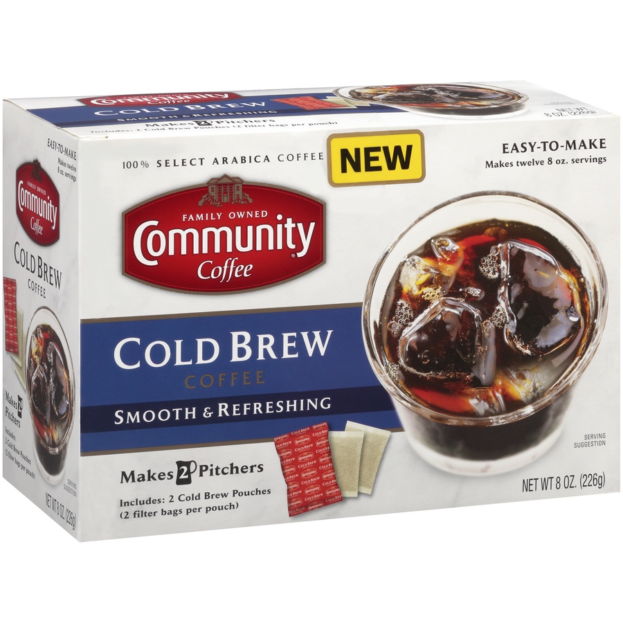 slide 7 of 7, Community Coffee Cold Brew Coffee - 8 oz, 8 oz