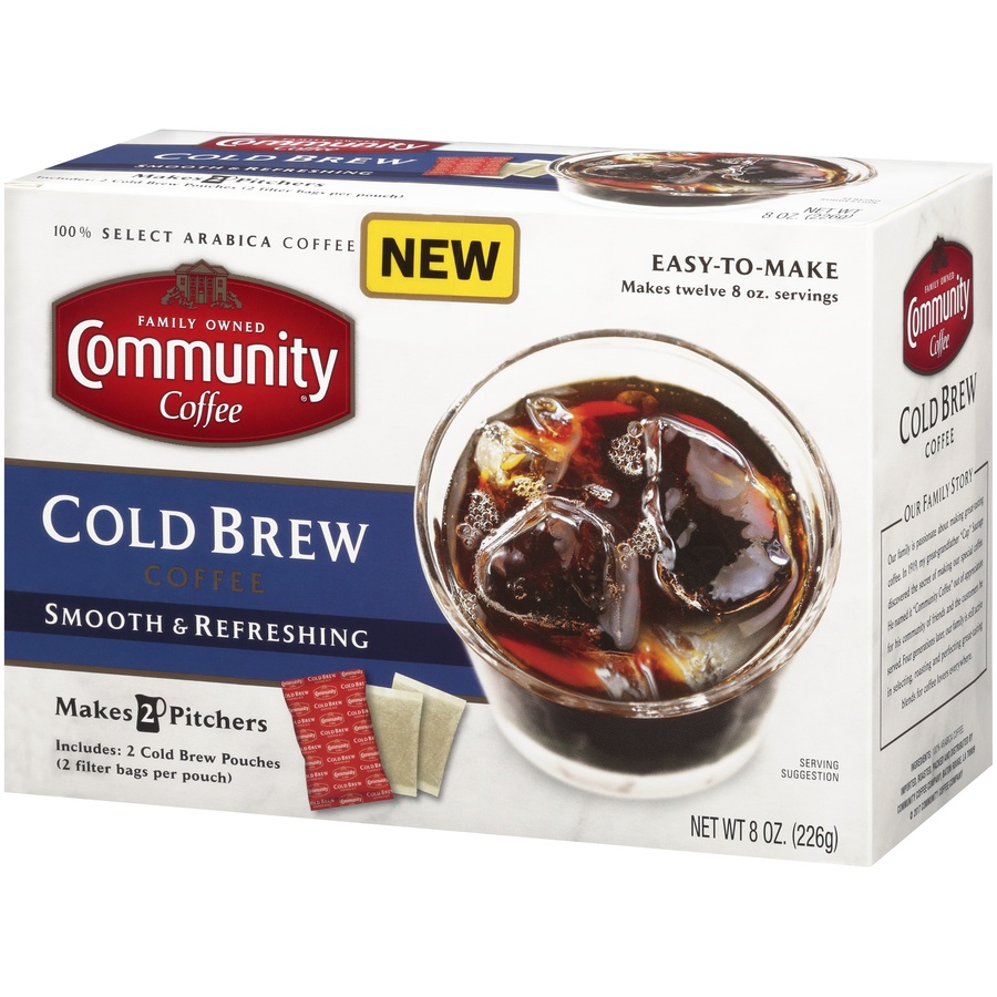 slide 6 of 7, Community Coffee Cold Brew Coffee - 8 oz, 8 oz