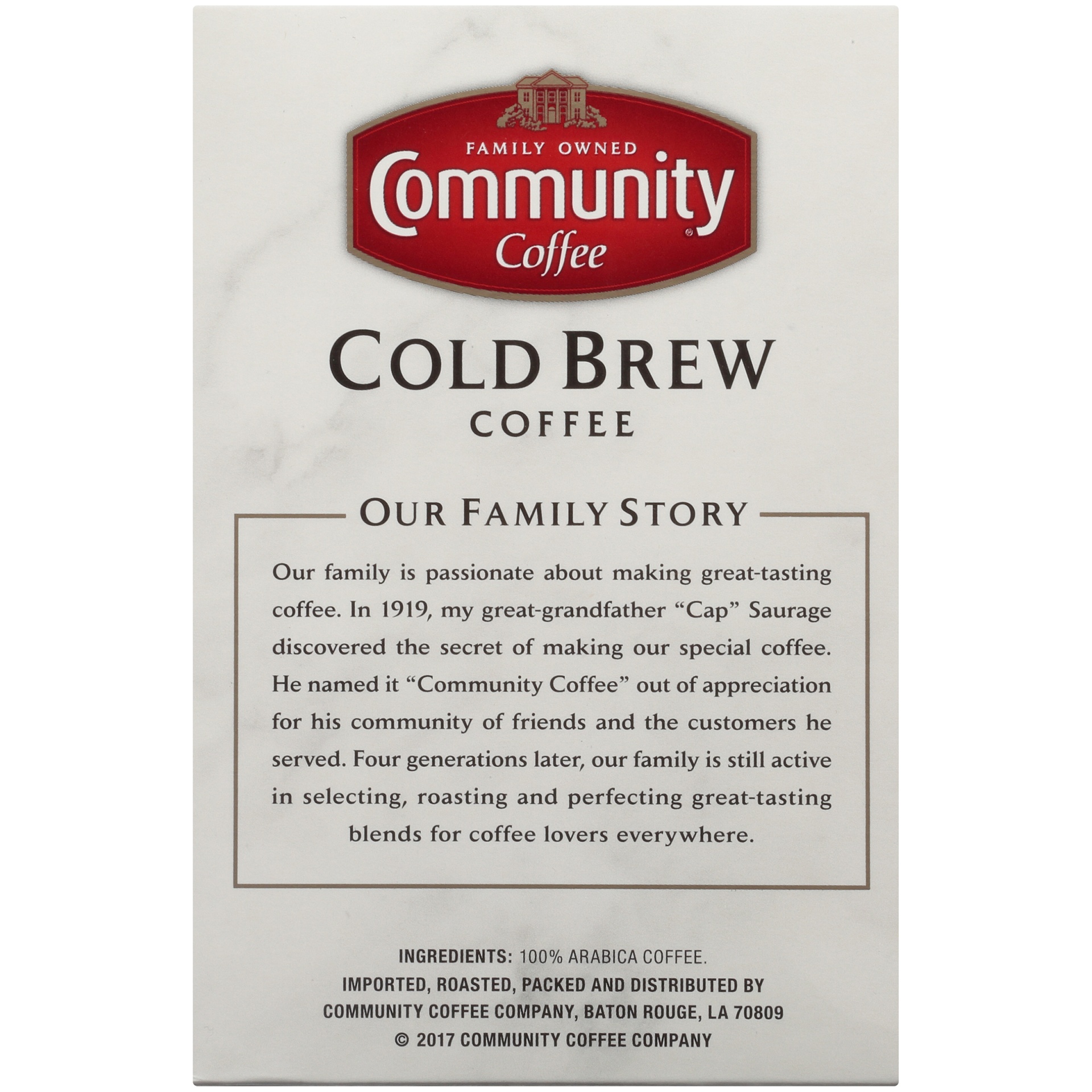 slide 5 of 7, Community Coffee Cold Brew Coffee - 8 oz, 8 oz