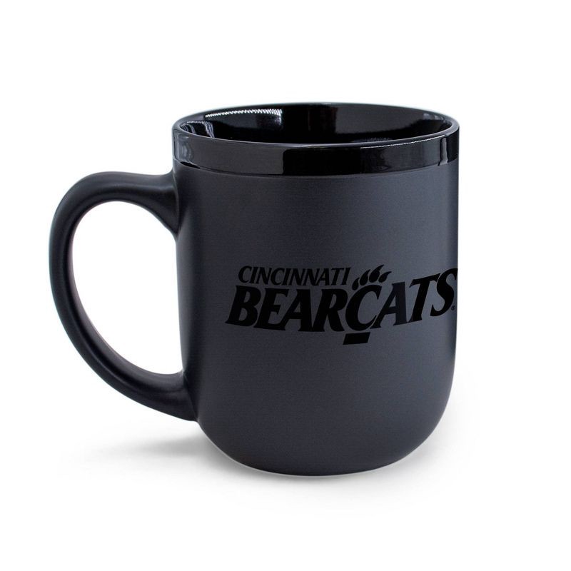 slide 2 of 3, NCAA Cincinnati Bearcats 12oz Ceramic Coffee Mug - Black, 12 oz