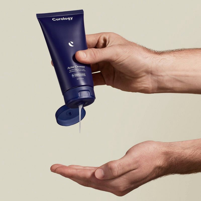 slide 4 of 9, Curology Acne Cleanser, Gentle Clearing Face Wash 2.5% Benzoyl Peroxide Treatment - 5 fl oz, 5 fl oz