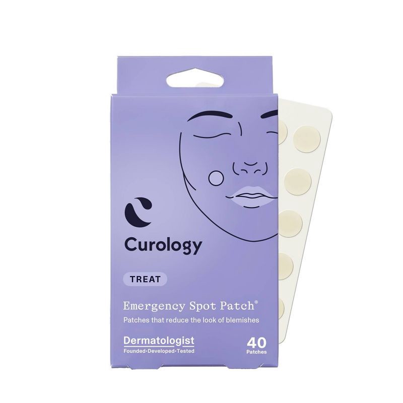 slide 1 of 12, Curology Emergency Spot Facial Pimple Patches - 40ct: Vegan, Acne-Prone, Normal, Oily, Combination, Sensitive Skin, 40 ct