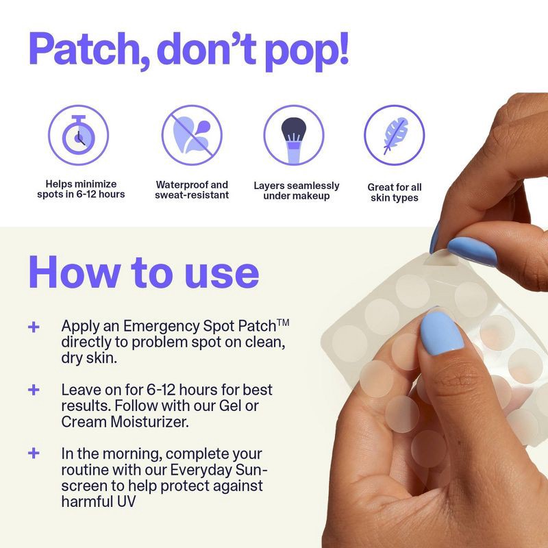 slide 8 of 12, Curology Emergency Spot Facial Pimple Patches - 40ct, 40 ct