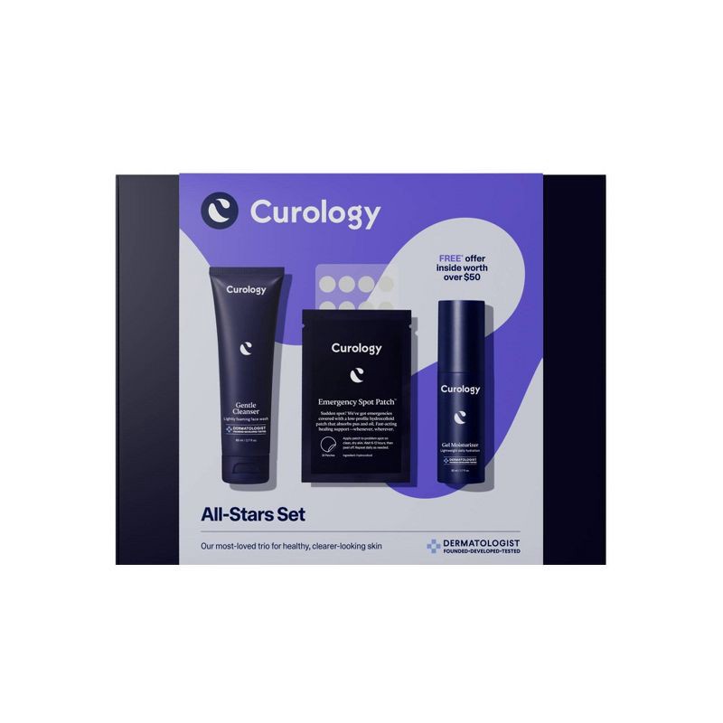 slide 2 of 12, Curology Skincare Starter Set, Gentle Essentials Kit for All Skin Types - 3ct, 3 ct