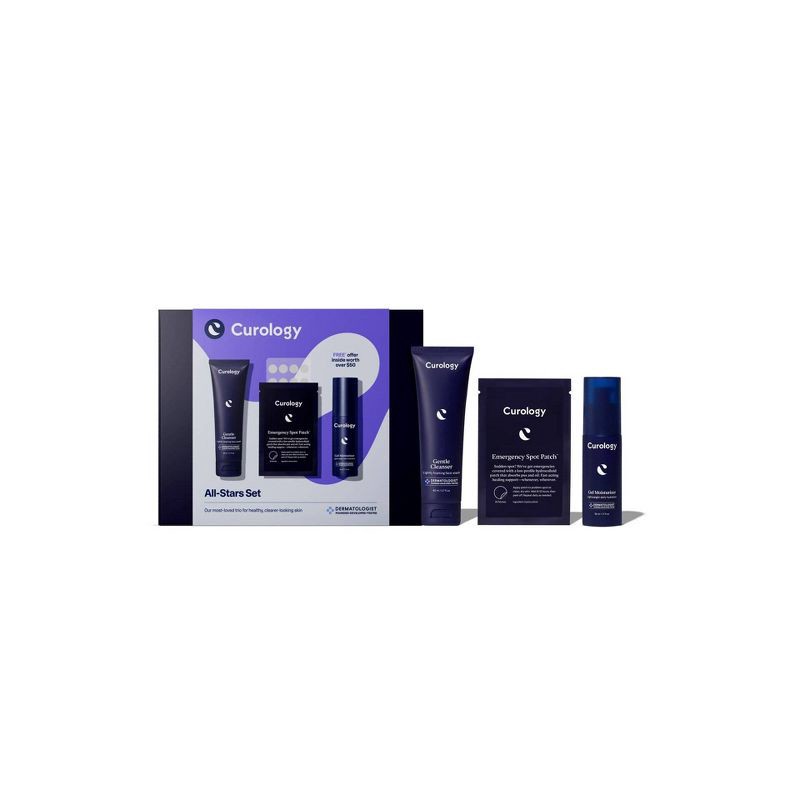slide 1 of 12, Curology Skincare Starter Set, Gentle Essentials Kit for All Skin Types - 3ct, 3 ct