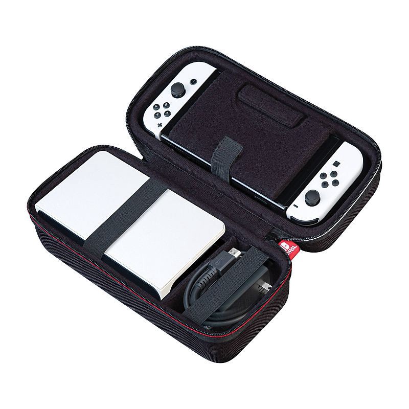 slide 3 of 8, RDS Industries Nintendo Switch OLED Model System Case - Black, 1 ct