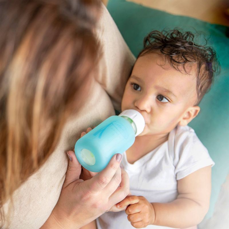 slide 18 of 19, Dr. Brown's 4oz Anti-Colic Options+ Narrow Glass Baby Bottle with Level 1 Slow Flow Nipple - 0m+, 4 oz