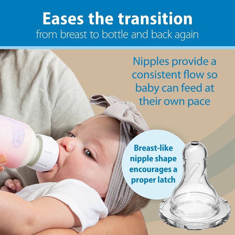 slide 6 of 19, Dr. Brown's 4oz Anti-Colic Options+ Narrow Glass Baby Bottle with Level 1 Slow Flow Nipple - 0m+, 4 oz