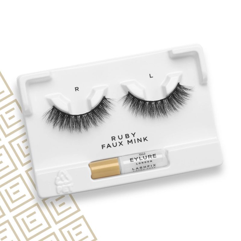 slide 2 of 7, Eylure Luxe Faux Mink Ruby False Eyelashes - 1pr, 1 ct
