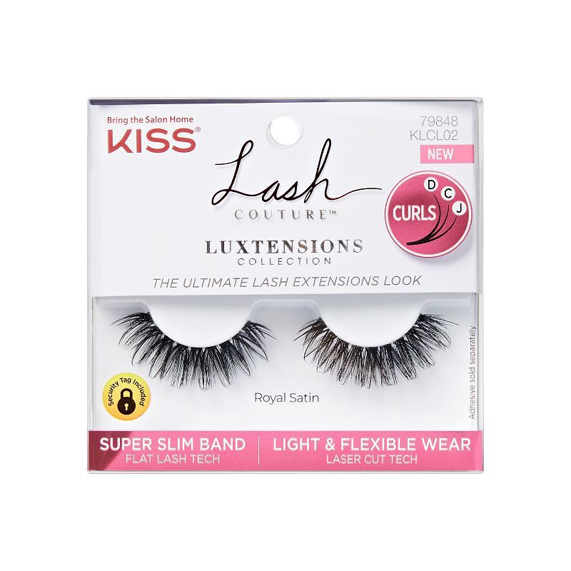 slide 1 of 12, KISS Products Kiss Lash Couture LuXtensions False Eyelashes - Royal Satin Lashes - 1ct, 1 ct