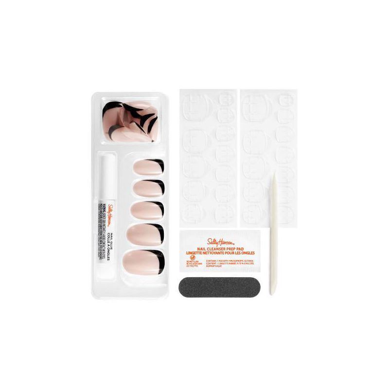 slide 6 of 6, Sally Hansen Salon Effects Perfect Manicure Press on Nails Kit - Oval - Swoop There It Is - 24ct, 24 ct