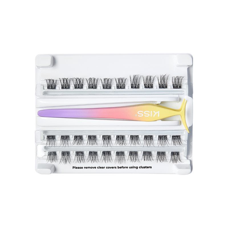 slide 4 of 13, KISS Products imPRESS Press-On Self Adhesive Eyelashes - Natural & Wispy - 50ct, 50 ct