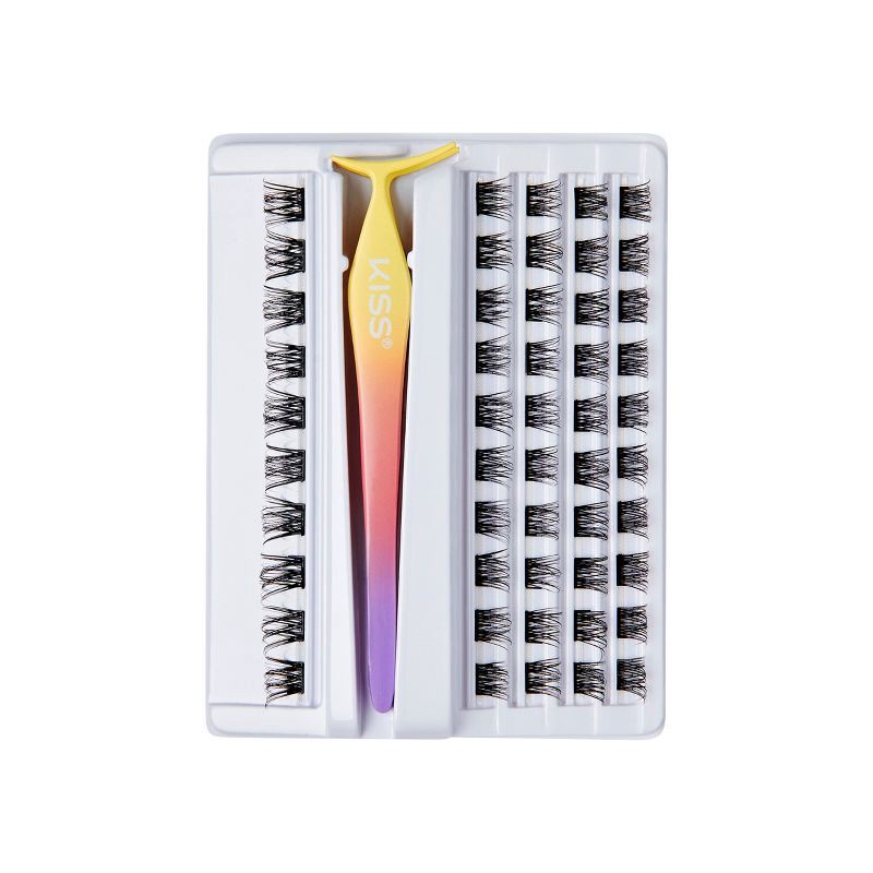 slide 8 of 13, KISS Products imPRESS Press-On Self Adhesive Eyelashes - Natural & Wispy - 50ct, 50 ct