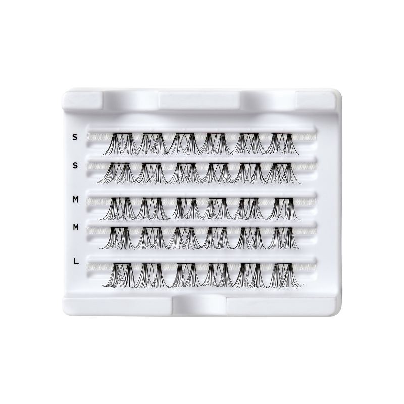 slide 9 of 10, KISS Products Falscara Natural Wispy False Eyelash Clusters Multipack - 24ct, 24 ct