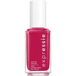 essie expressie quickdry nail polish, vegan, Word On The Street, red, Spray It To Say It - 0.33 fl oz
