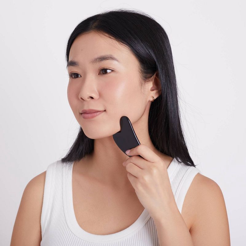 Plum Beauty Obsidian Gua Sha Stone 1 ct Shipt
