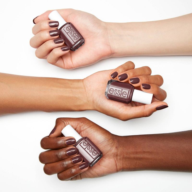 slide 2 of 7, essie salon-quality nail polish, vegan, UnGuilty Pleasures, brown, No To-Do - 0.46 fl oz, 0.46 fl oz