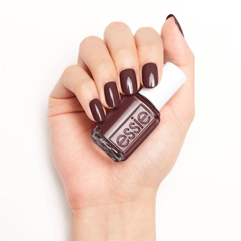 slide 4 of 7, essie salon-quality nail polish, vegan, UnGuilty Pleasures, brown, No To-Do - 0.46 fl oz, 0.46 fl oz