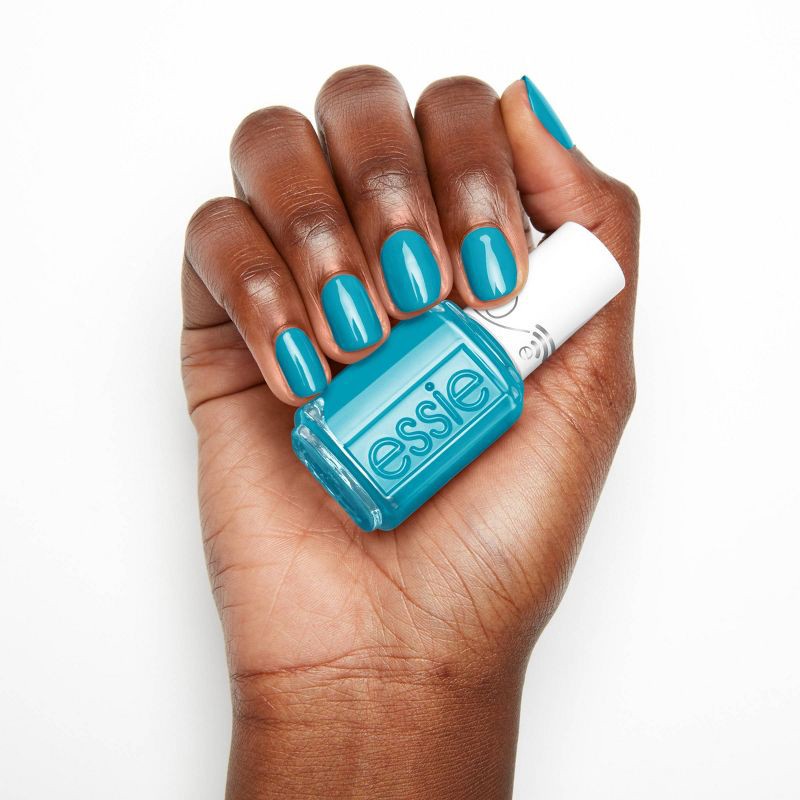 slide 5 of 7, essie salon-quality nail polish, vegan, Cyber Society, blue, Hyperlinked - 0.46 fl oz, 0.46 fl oz