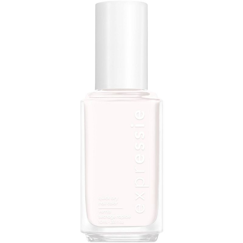 slide 1 of 7, essie expressie quickdry nail polish, vegan, Word On The Street,white, Unapologetic Icon - 0.33 fl oz, 0.33 fl oz
