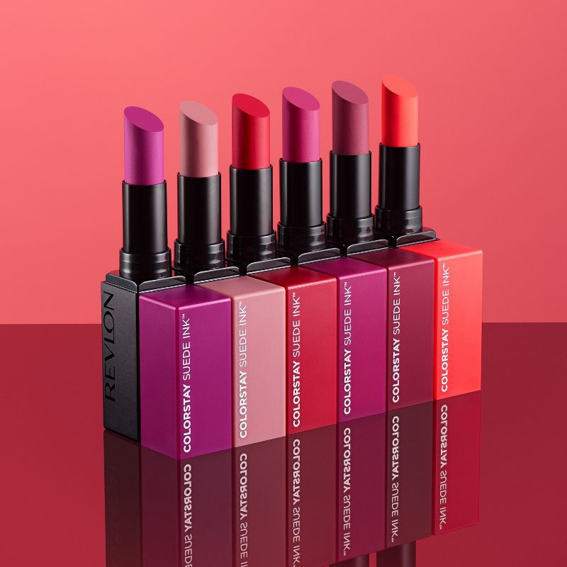 slide 19 of 20, Revlon ColorStay Suede Ink Lightweight with Vitamin E Matte Lipstick - 001 Gut Instinct - 0.9oz, 0.9 oz