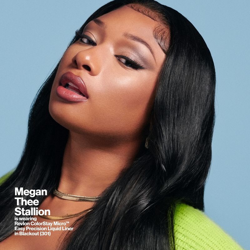 slide 5 of 8, Revlon Colorstay Micro Liquid Waterproof Eyeliner - Black - 0.057 fl oz/2pk, 0.057 fl oz, 2 ct