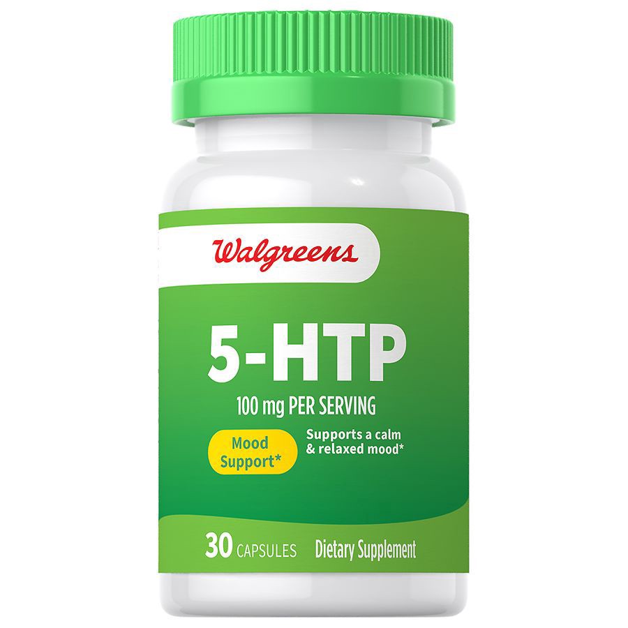 slide 1 of 5, Walgreens 5-HTP Capsules, 30 ct