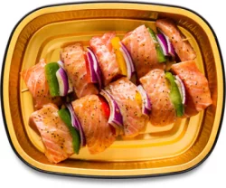 Rm Marinated Salmon Kabobs