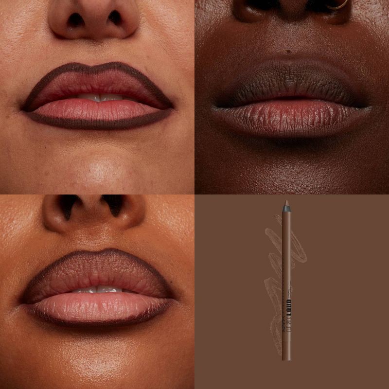 slide 6 of 8, NYX Professional Makeup Line Loud Vegan Longwear Lip Liner - Rebel Kind - 0.042oz, 0.042 oz