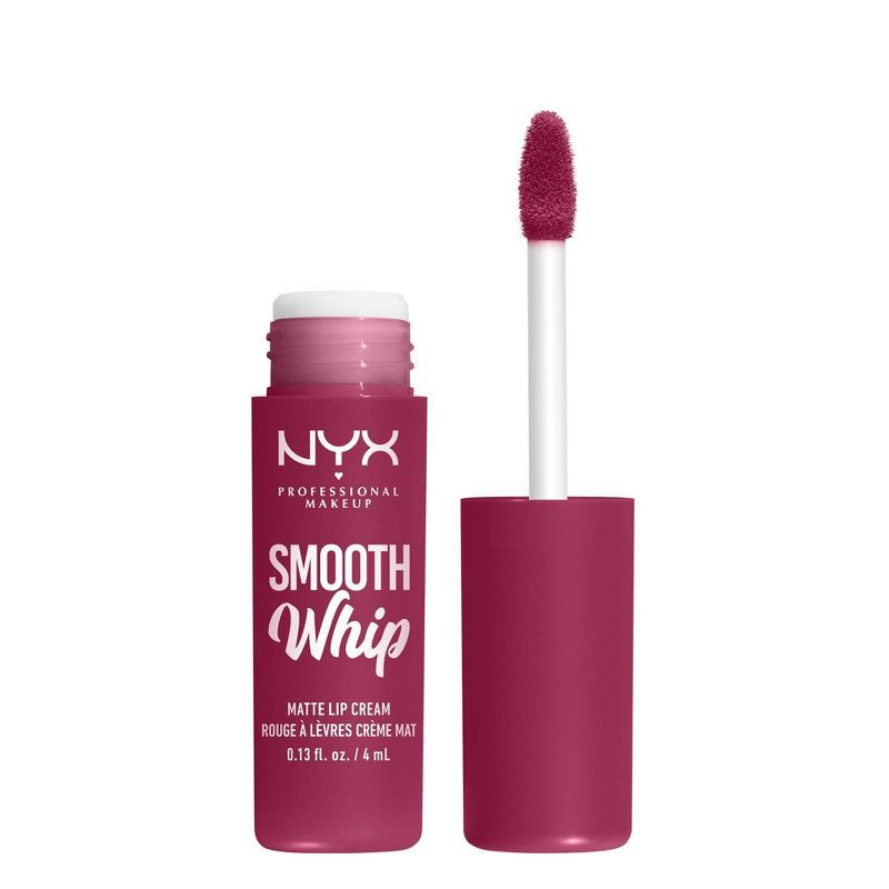 slide 1 of 7, NYX Professional Makeup Smooth Whip Blurring Matte Liquid Lipstick - Fuzzy Slippers - 0.13 fl oz, 0.13 fl oz