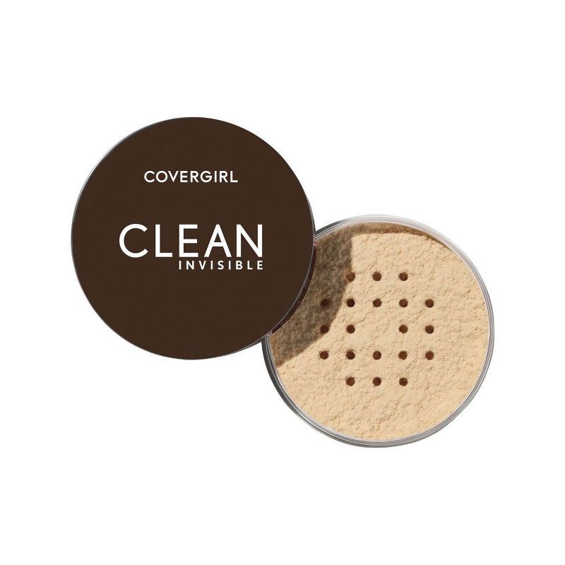 slide 2 of 8, COVERGIRL Clean Invisible Loose Powder - Translucent Fair - 0.7oz, 0.7 oz