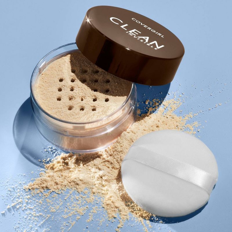 slide 6 of 8, COVERGIRL Clean Invisible Loose Powder - Translucent Fair - 0.7oz, 0.7 oz