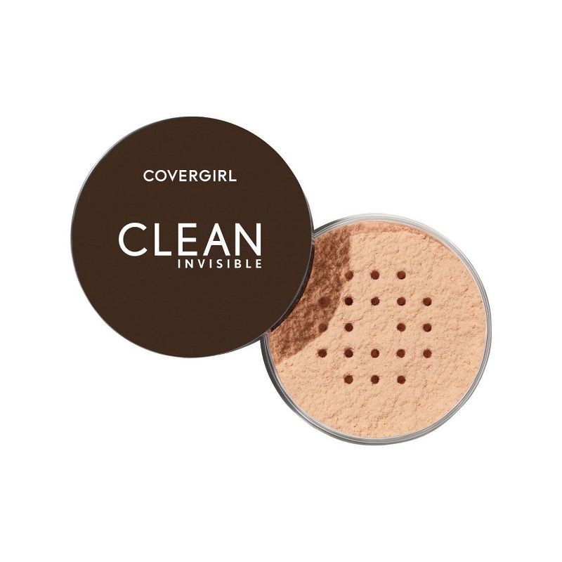 slide 2 of 6, COVERGIRL Clean Invisible Loose Powder - Translucent Light - 0.7oz, 0.7 oz