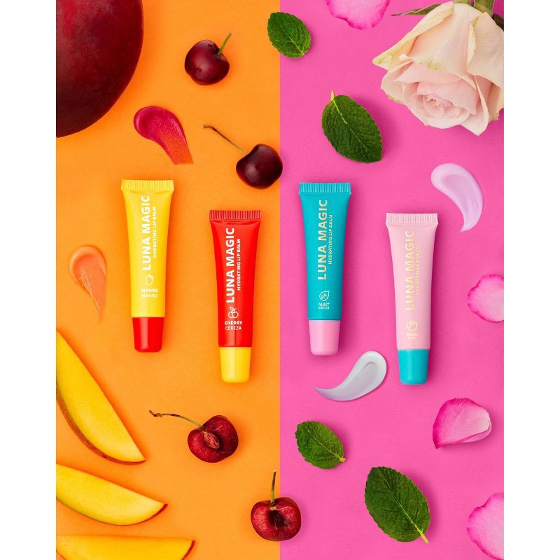 slide 3 of 6, LUNA MAGIC Lip Balm Duo - Mint/Rose - 1oz/2pk, 2 ct; 1 oz