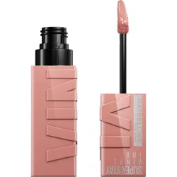 Maybelline Super Stay Vinyl Ink Liquid Lipstick - 95 Captivated - 0.14 fl oz: Shine Enhancing, Smooth Finish, Light Tones