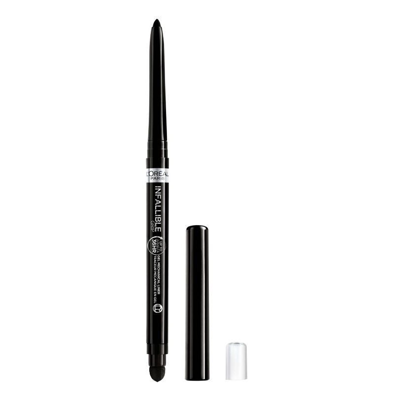 slide 1 of 9, L'Oreal Paris Infallible Grip Waterproof Mechanical Gel Eyeliner - 200 Intense Black - 0.023oz, 0.023 oz