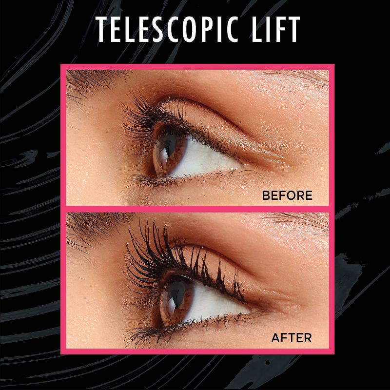 slide 6 of 7, L'Oreal Paris Telescopic Lift Volumizing Mascara 36HR Wear - Waterproof Black 993 - 0.33 fl oz, 993 x 0.33 fl oz