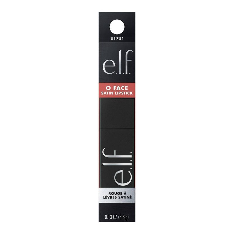 slide 6 of 7, e.l.f. O FACE Satin Lipstick - Standing Ovation - 0.13 oz, 0.13 oz