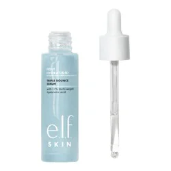 e.l.f. SKIN Triple Bounce Serum Face Moisturizers - 1.0 fl oz: Paraben-Free, Vegan, For Normal & Dry Skin