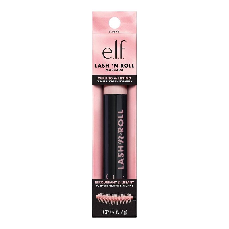 slide 8 of 9, e.l.f. Lash 'N Roll® Curling & Lifting Mascara - Black - 0.32 fl oz, 0.32 fl oz