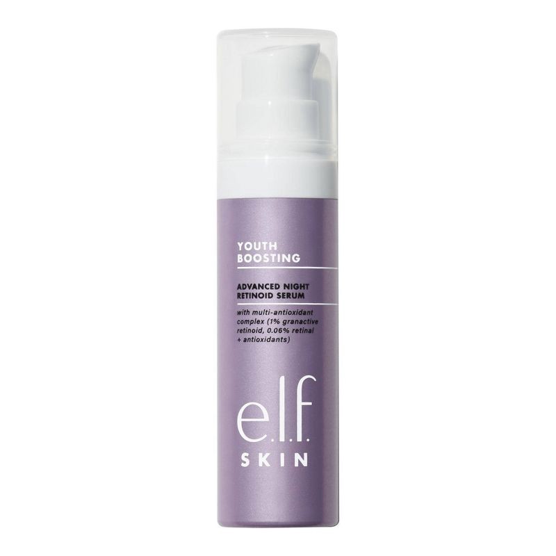 slide 4 of 6, e.l.f. SKIN Youth Boosting Advanced Night Retinoid Serum - Amber - 1.0 fl oz, 1 fl oz