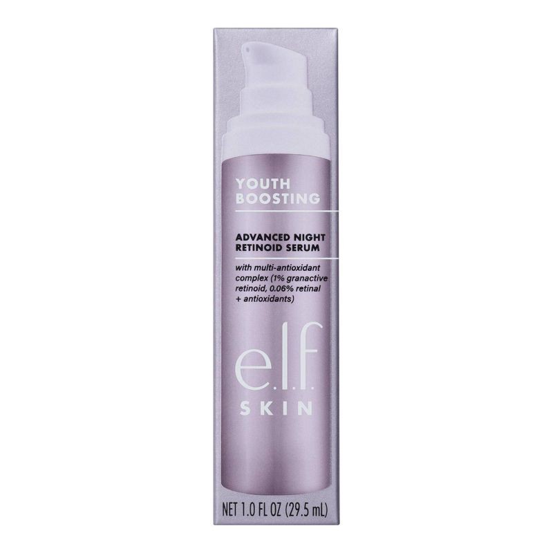 slide 5 of 6, e.l.f. SKIN Youth Boosting Advanced Night Retinoid Serum - Amber - 1.0 fl oz, 1 fl oz